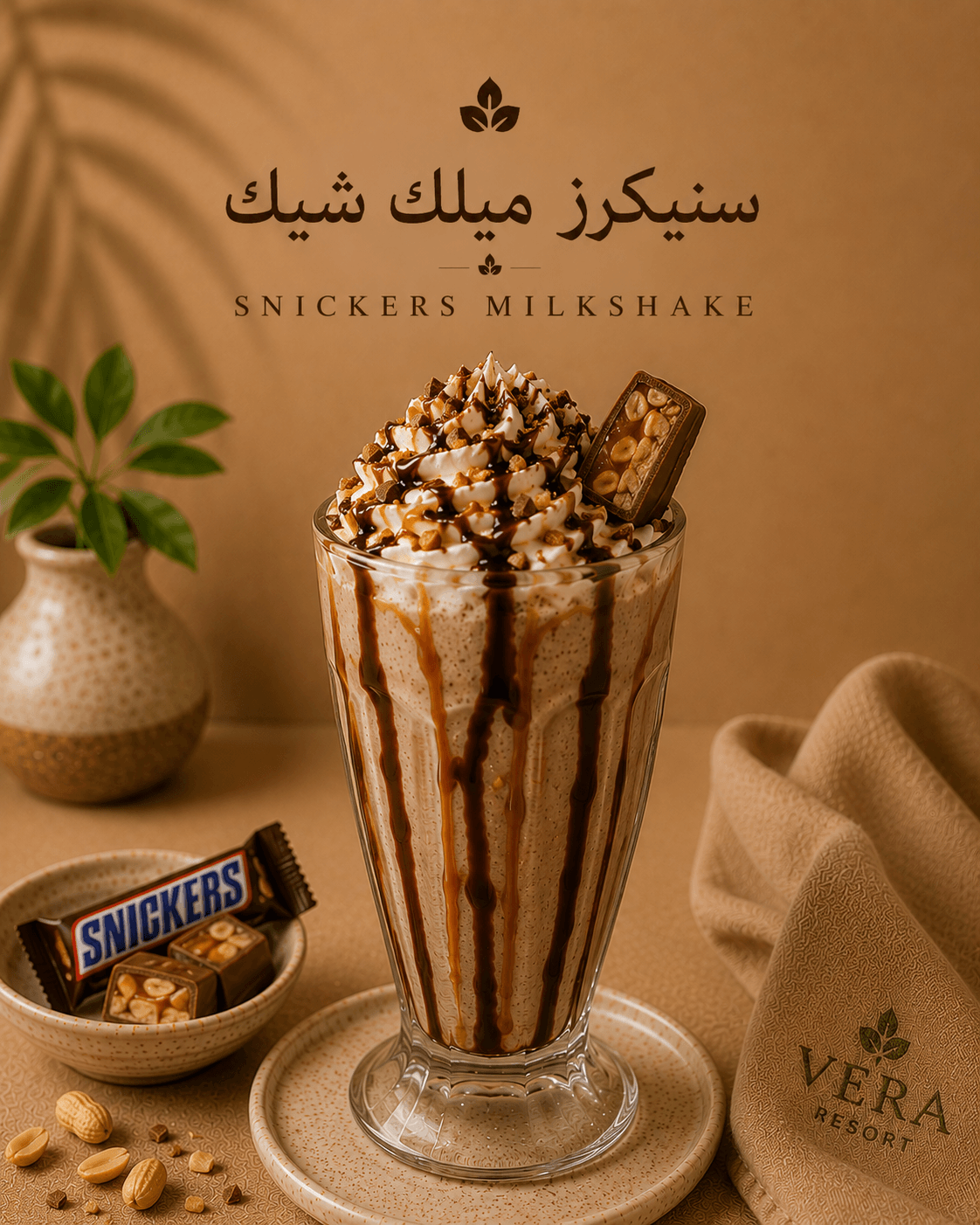 سنيكرز ميلك شيك