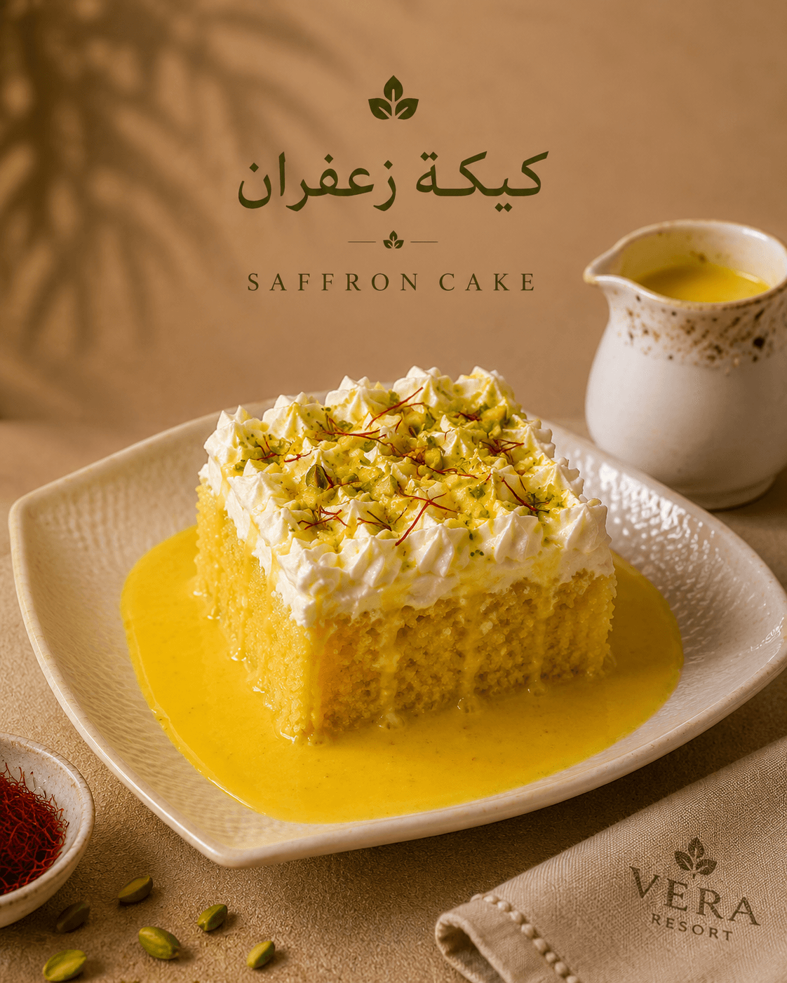 كيكة زعفران