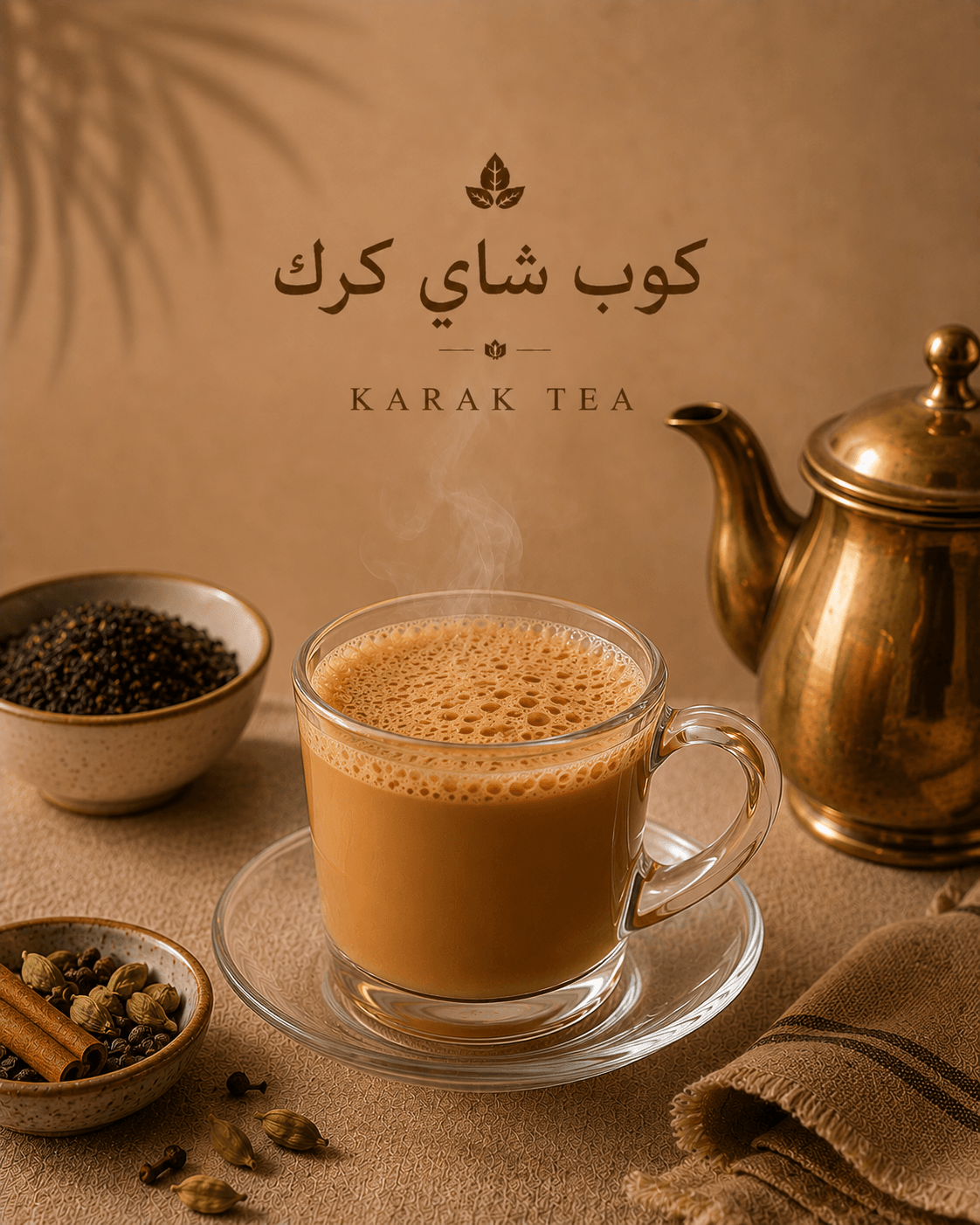 كوب شاي كرك