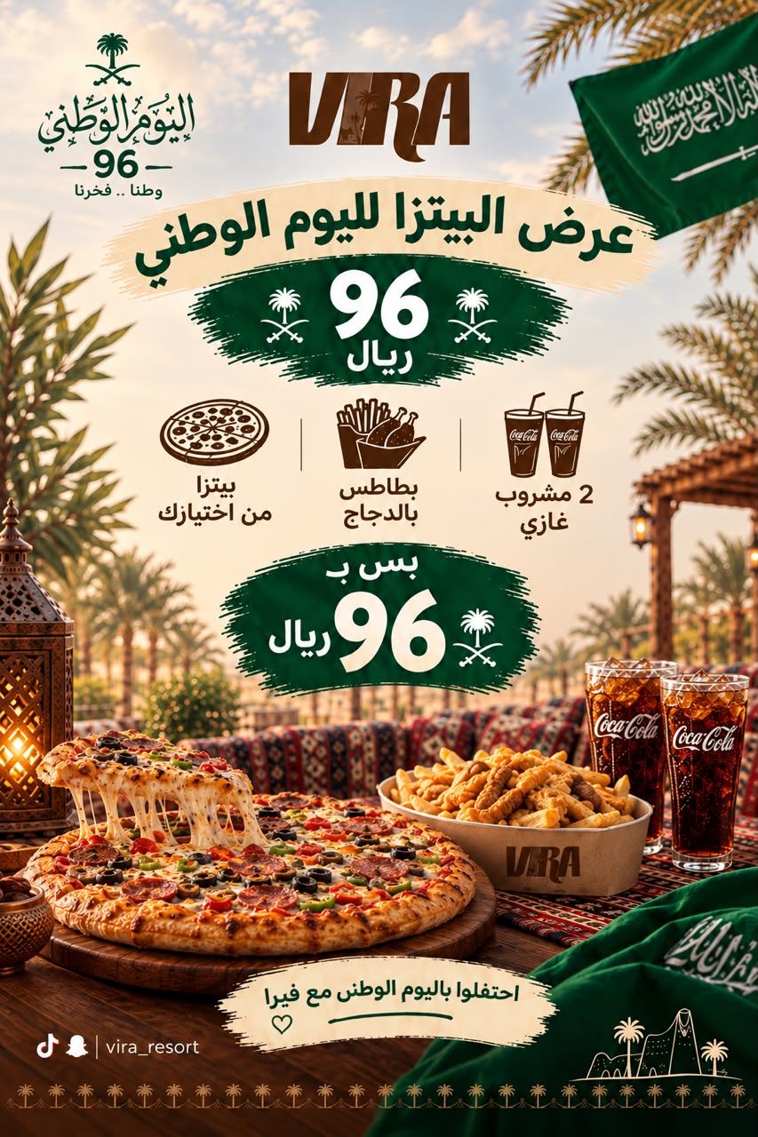 🇸🇦 عرض البيتزا لليوم الوطني
