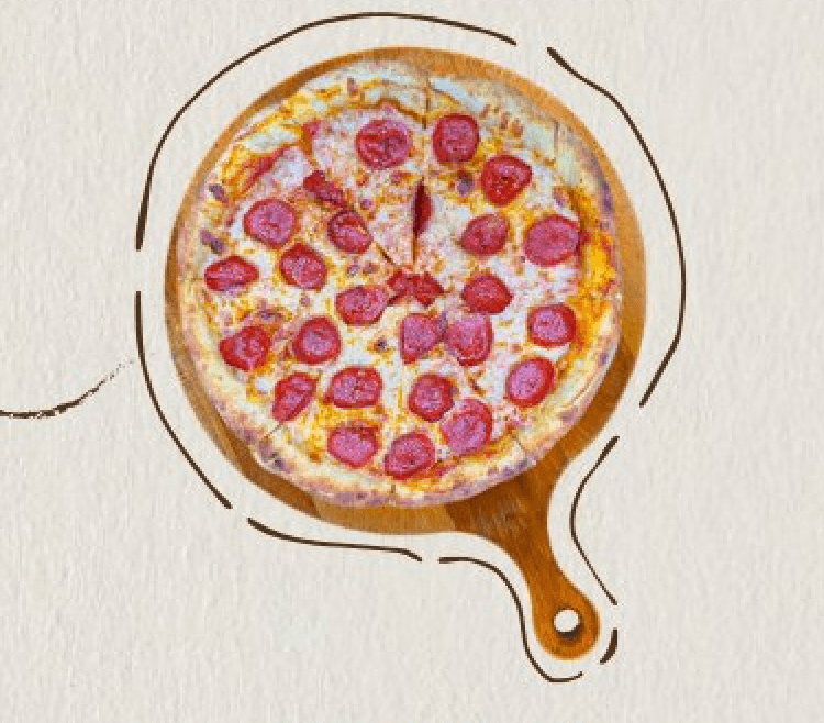 بيتزا إيطالية بيبروني (Italian Pepperoni Pizza)