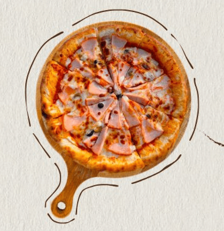 بيتزا دجاج مدخن (Smoked Chicken Pizza)