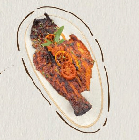 سمك سنجاري مشوي (Grilled Singari Fish)