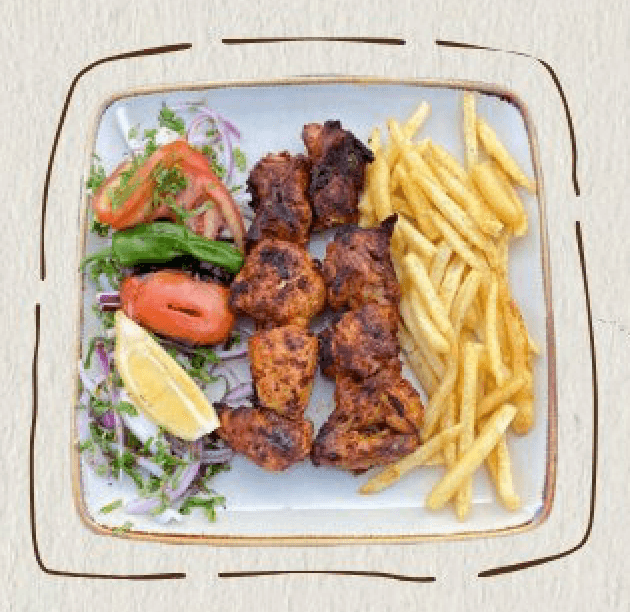 أوصال دجاج بالعظم (Chicken Skewers)
