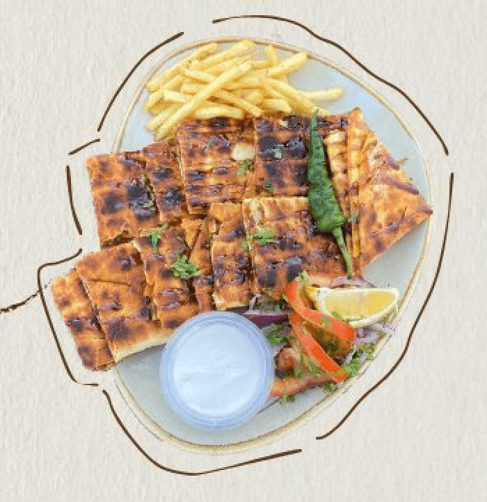 عرايس دجاج (Chicken Arayes)