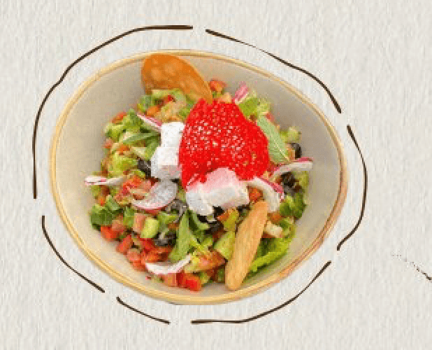 سلطة يونانية (Greek Salad)