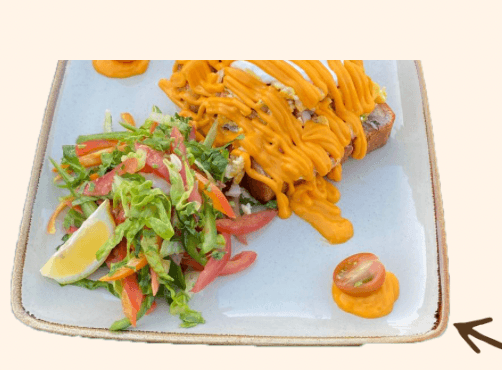 سكرامبل دجاج مدخن